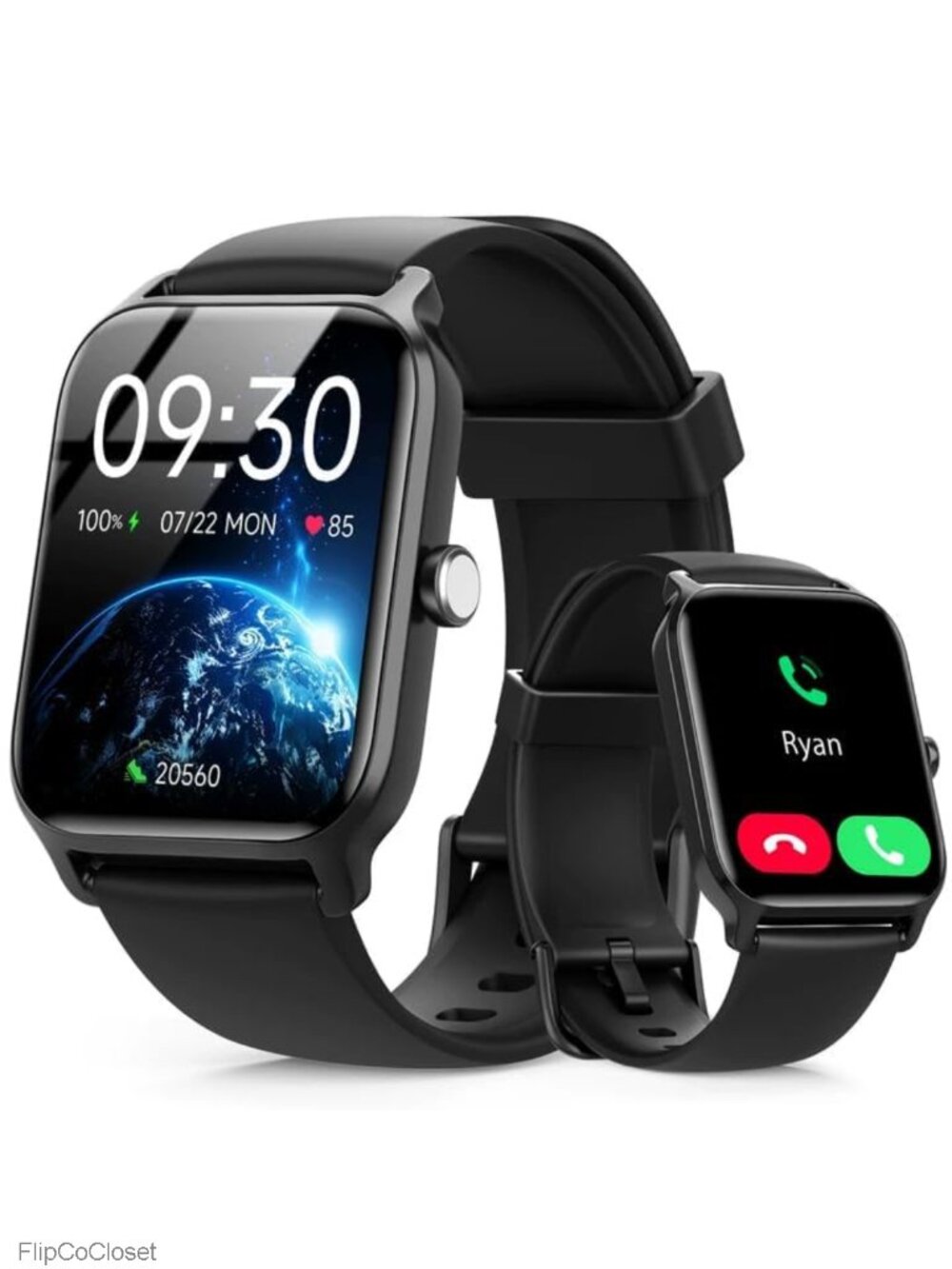 46mm HD Smart Watch Fitness Tracker Bluetooth Call Alexa